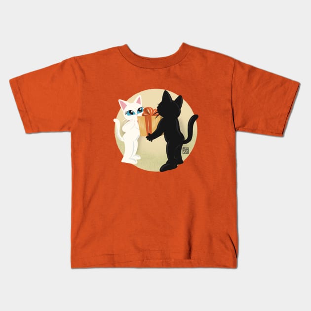 Gift day Kids T-Shirt by BATKEI